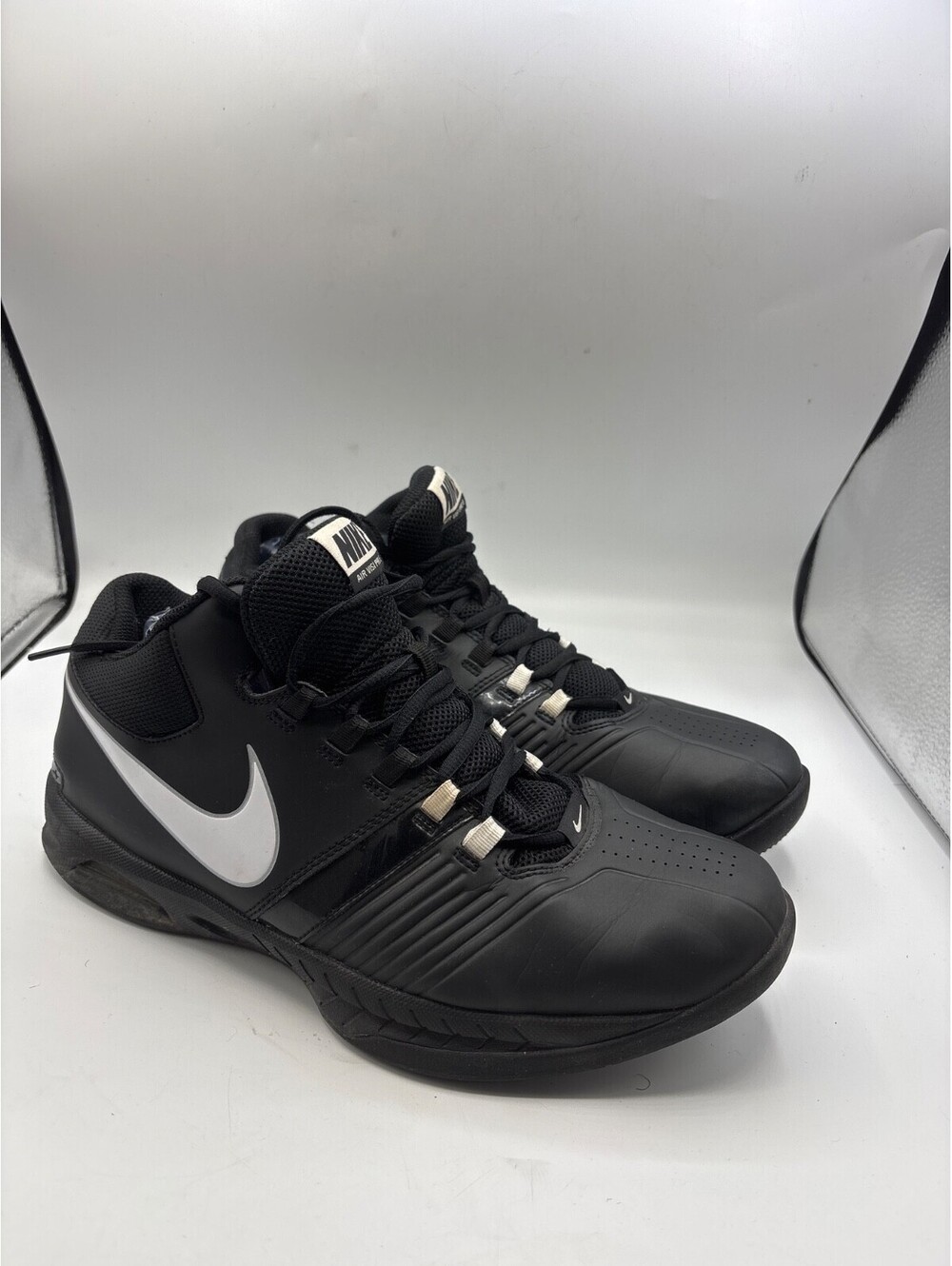 Nike Air Visi Pro 5 Basketball Shoe Men's Size 12 Black Athletic 653656-001